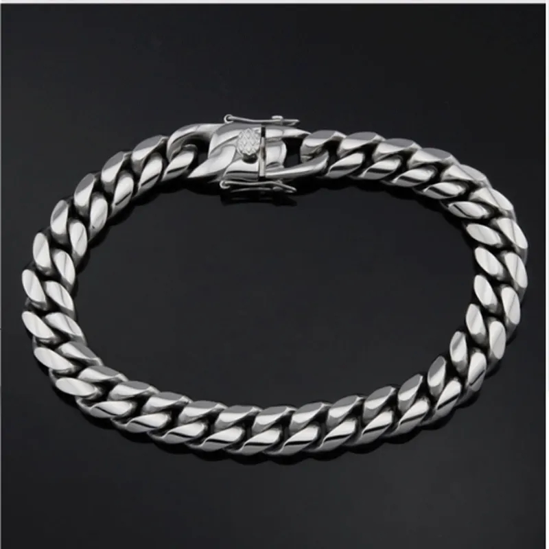 สร้อยคอ316L สแตนเลสไมอามี่ขอบถ - Cuban Link Chain 12Mm บทวิจารณ์และราคา