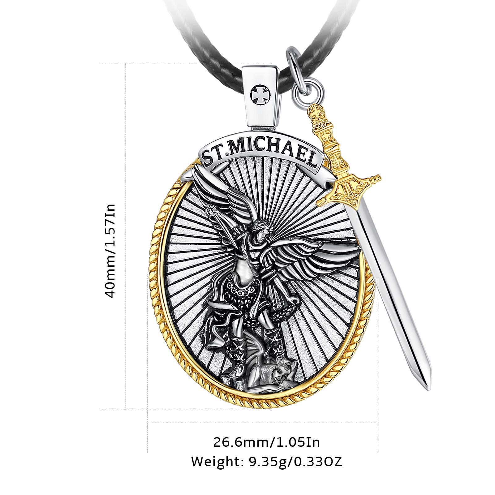 Eudora 925สร้อยคอเทวทูตนักบุญไ - 925 Sterling Silver Chain Necklace Men บทวิจารณ์และราคา