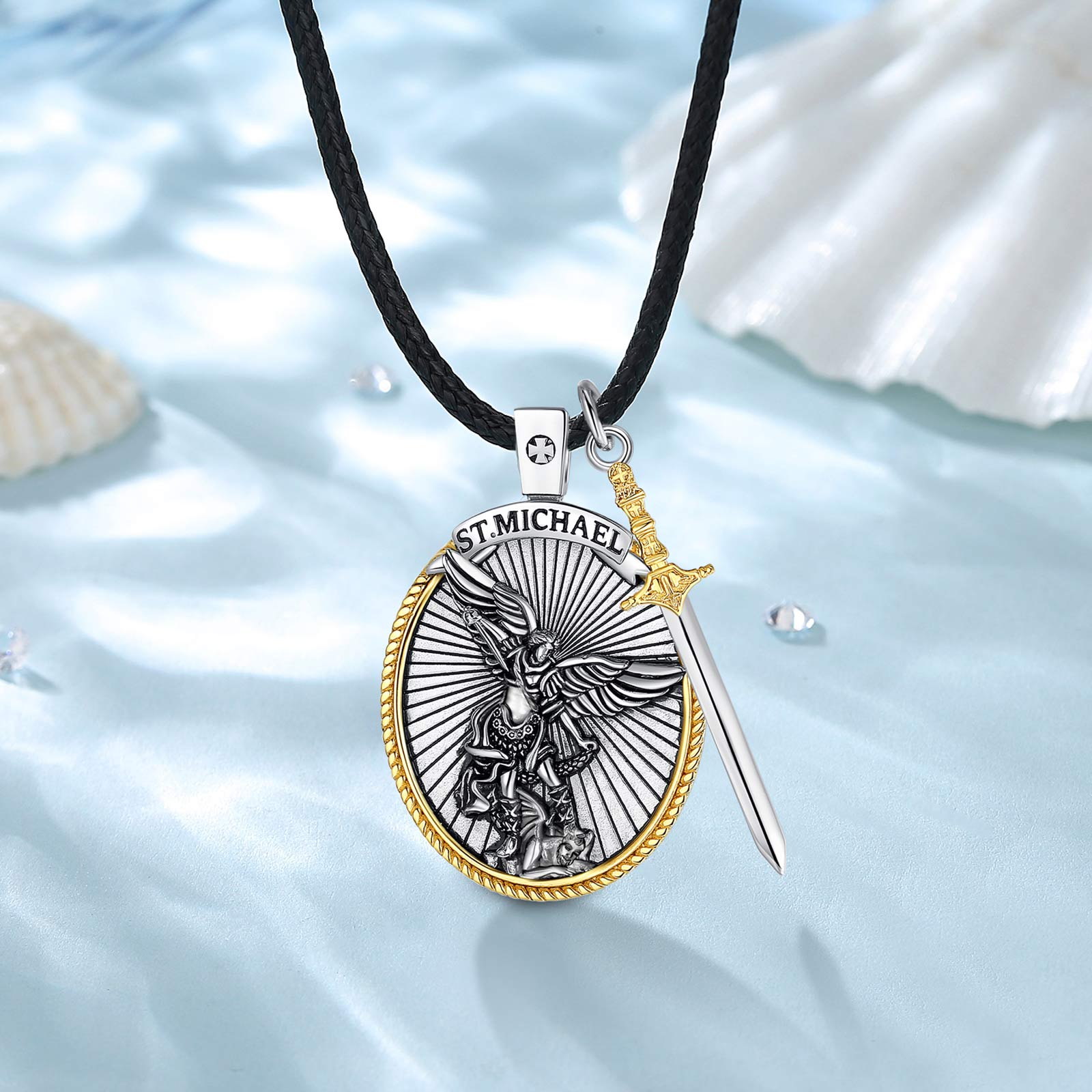 Eudora 925สร้อยคอเทวทูตนักบุญไ - 925 Sterling Silver Chain Necklace Men บทวิจารณ์และราคา