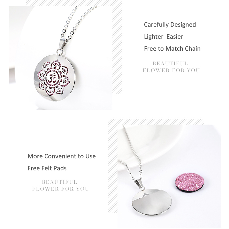 ใหม่น้ํามันหอมระเหยน้ํามันหอมร - Heart Locket Necklace Photo บทวิจารณ์และราคา
