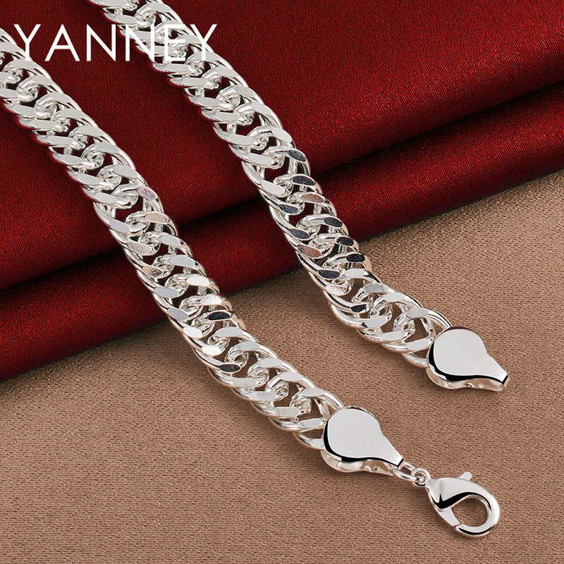 10มม. 925สเตอร์ลิงเงิน20/24นิ้ - Cuban Link Chain 12Mm บทวิจารณ์และราคา