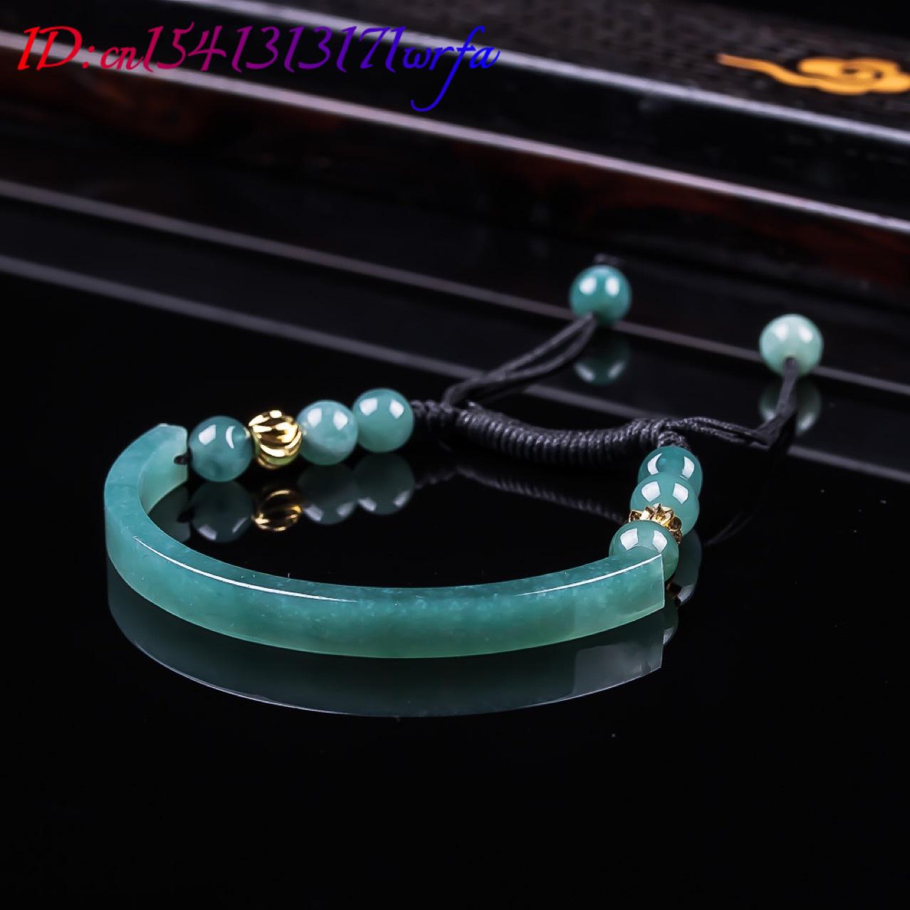 กำไลหยกพม่า อุปกรณ์เสริม แกะสล - Bracelets บทวิจารณ์และราคา
