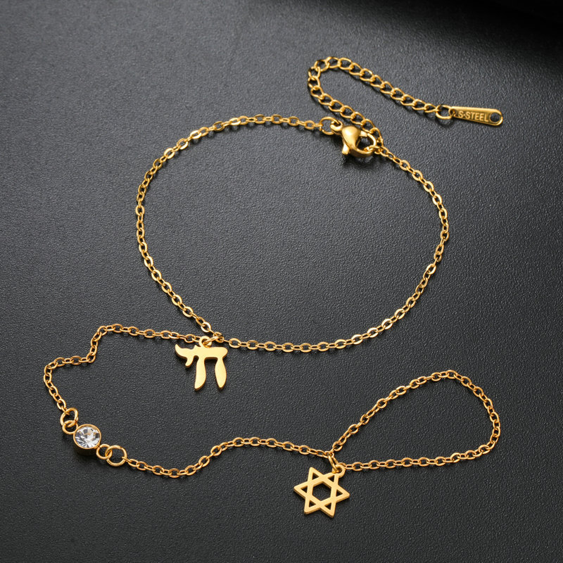 กำไลข้อมือรูปดาวหกแฉกของชาวยิว - Bracelets บทวิจารณ์และราคา