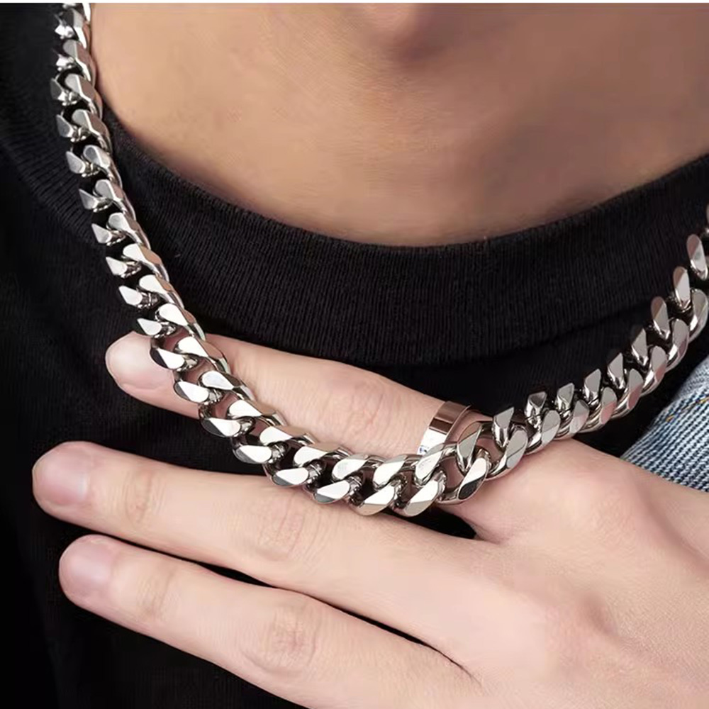 3/5/7 มม.สแตนเลส Cuban Link Ch - Cuban Link Chain 12Mm บทวิจารณ์และราคา