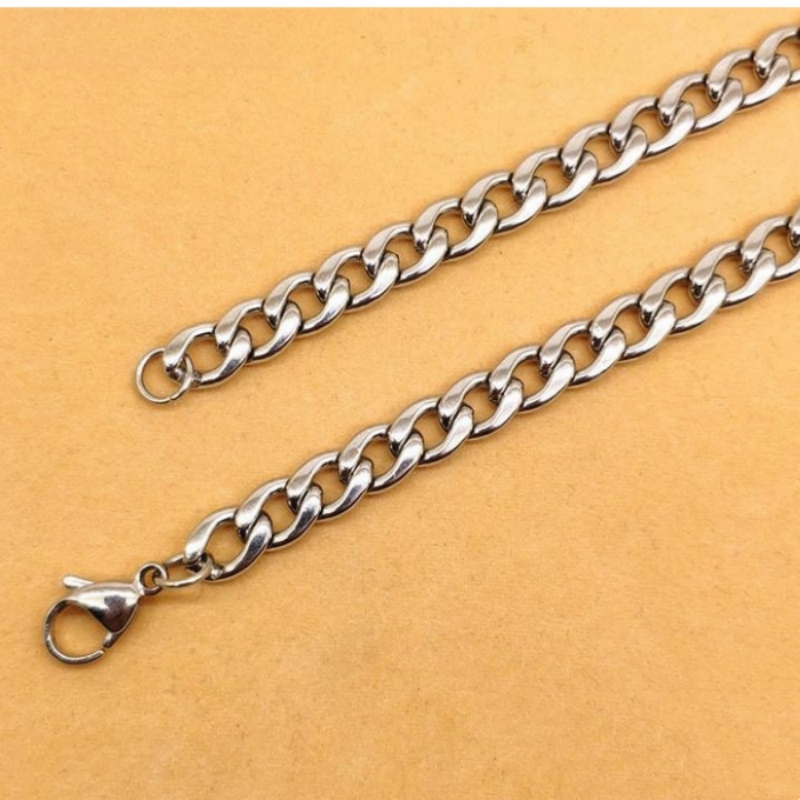 สร้อยคอคิวบาลสแตนเลส 316L ขนาด - Cuban Link Chain 12Mm บทวิจารณ์และราคา