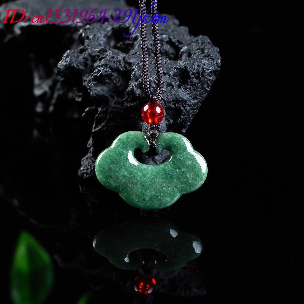 จี้หยกพม่าธรรมชาติรูป - Necklaces บทวิจารณ์และราคา